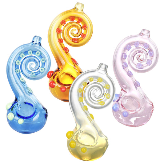 Octopus Hand Pipe - 4.5" / Colors Vary