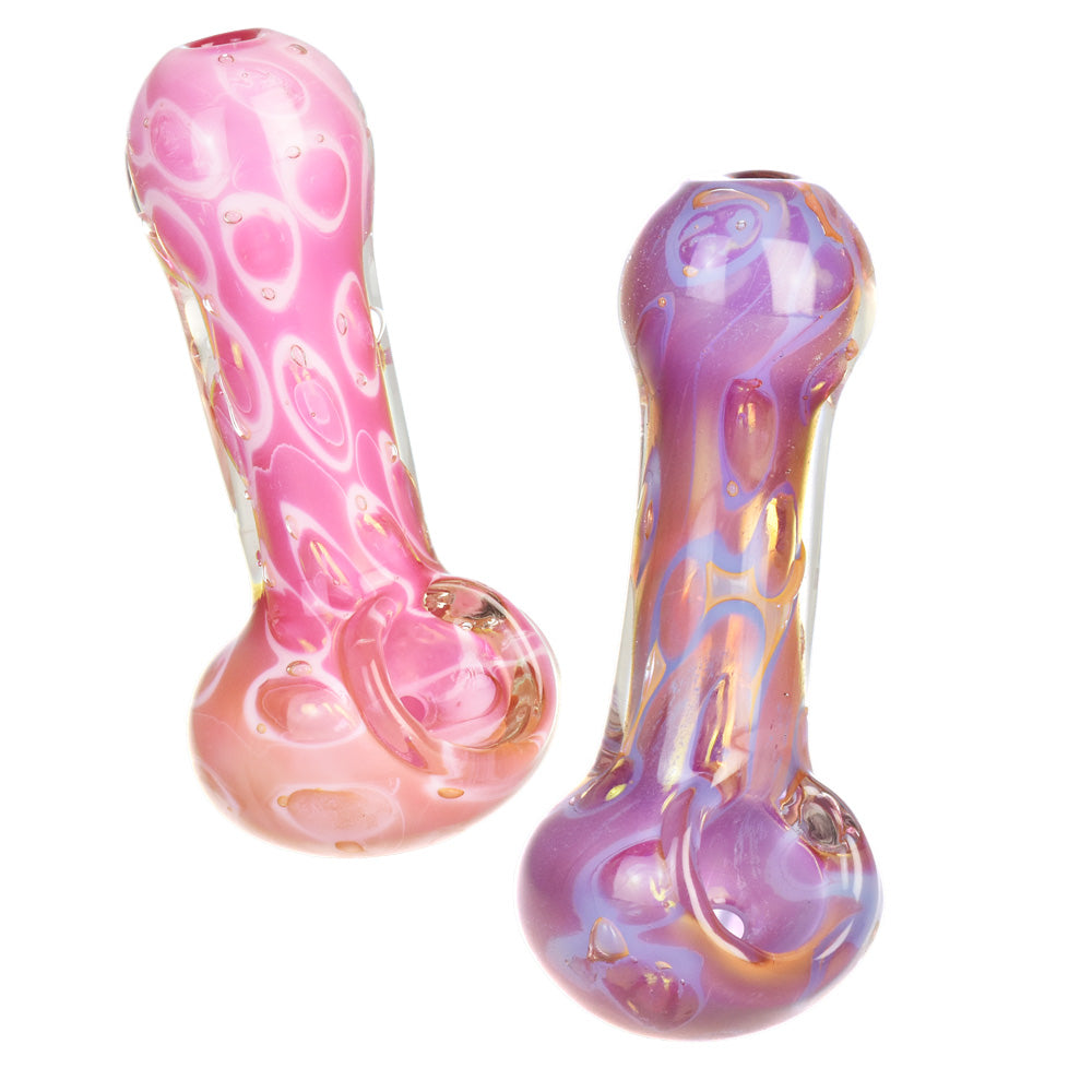 Pastel Bubbles Spoon Pipe - 3.75" / Colors Vary