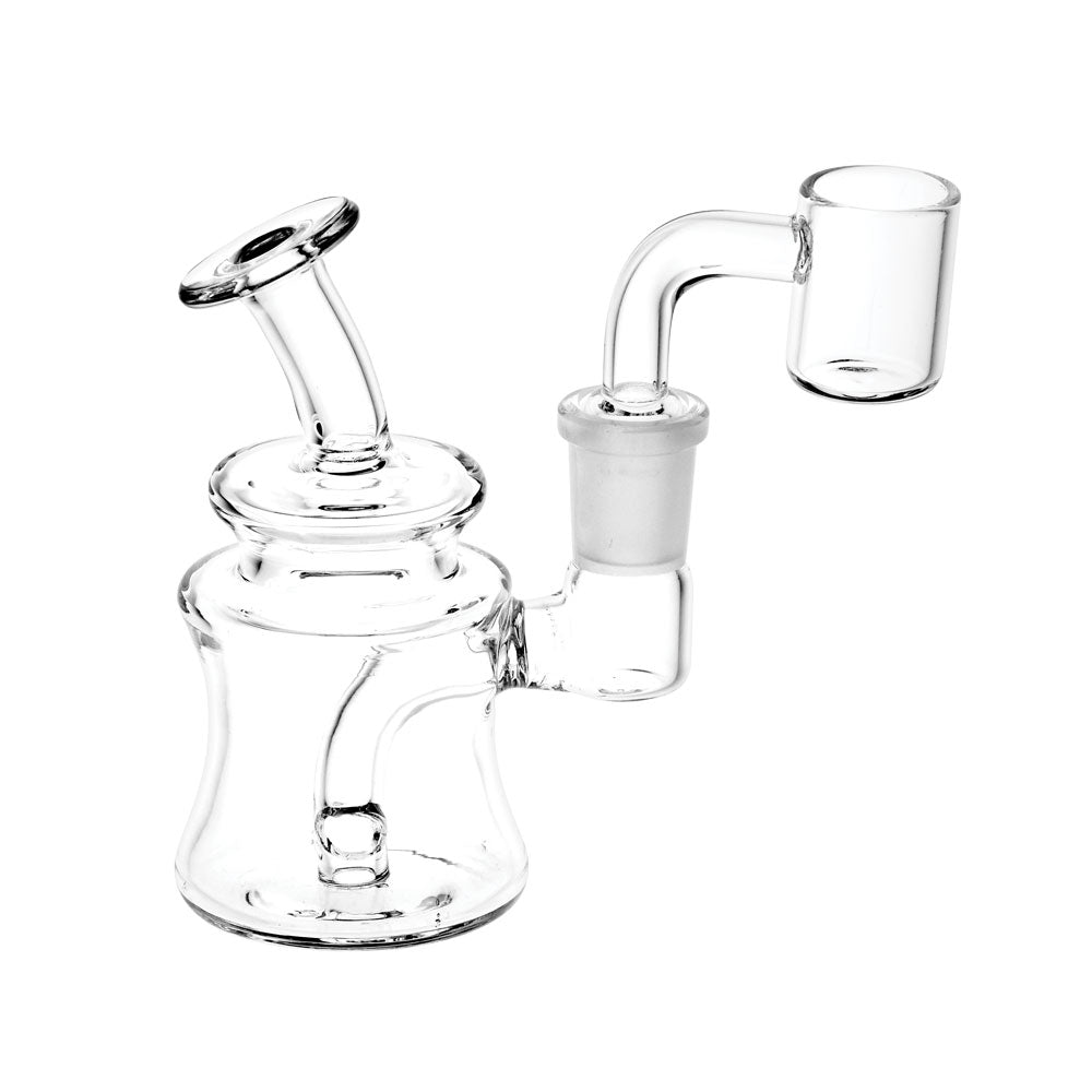 Clear Glass Mini Rig | 4" | 14mm F