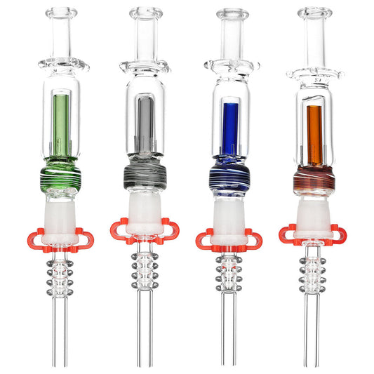 Magic Maker Bubbler Dab Straw | 7.5" | 14mm F | Colors Vary
