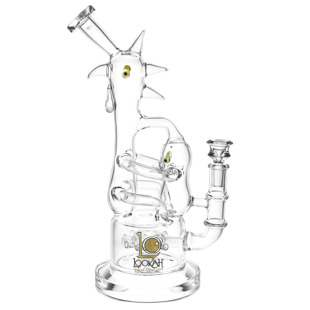 Lookah Glass Chicken Recycler Water Pipe | 12.25" | 14mm FLookah Glass Chicken Recycler Water Pipe | 12.25" | 14mm F