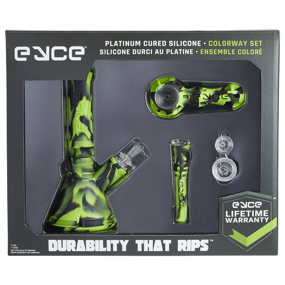 Eyce Colorway Silicone Herb Pipes Box Set | 5pc