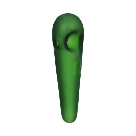 ONGROK Teardrop Sandblasted Glass Spoon Pipe | 4"
