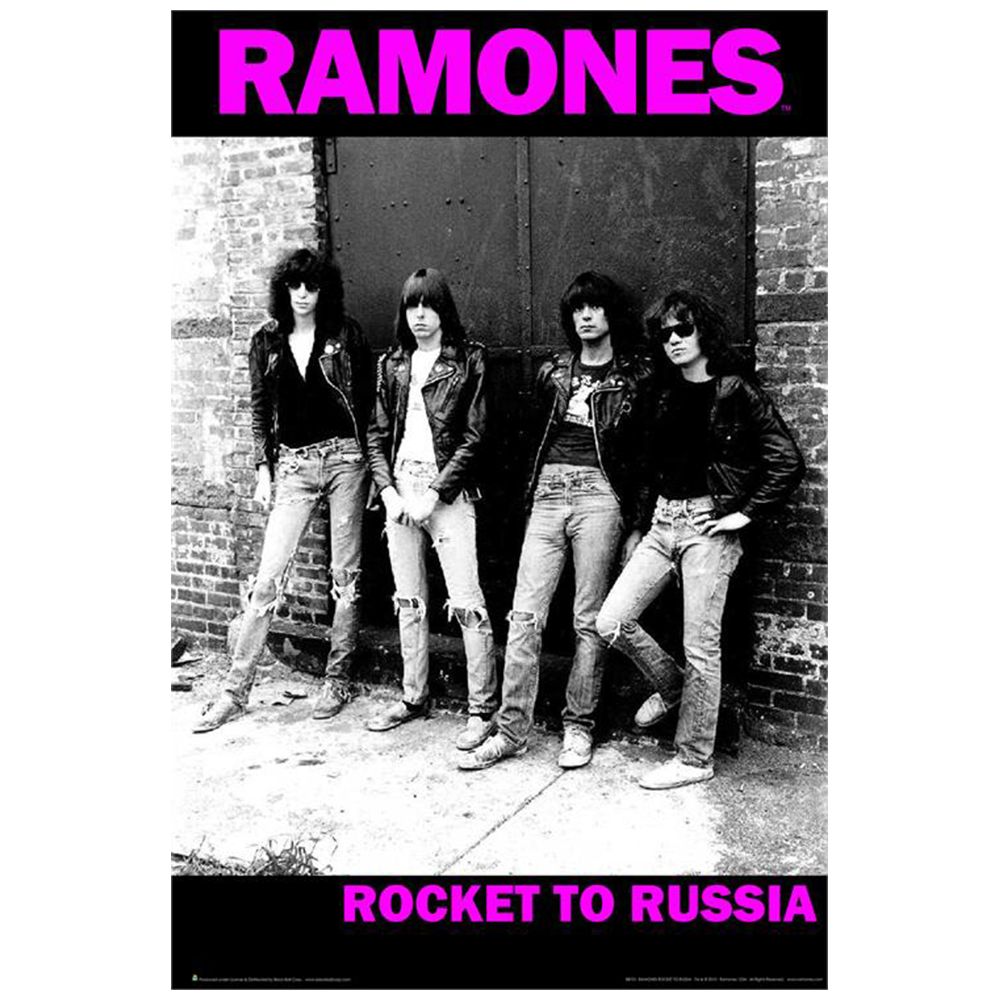 Ramones Rocket to Russia Poster - 24"x36"