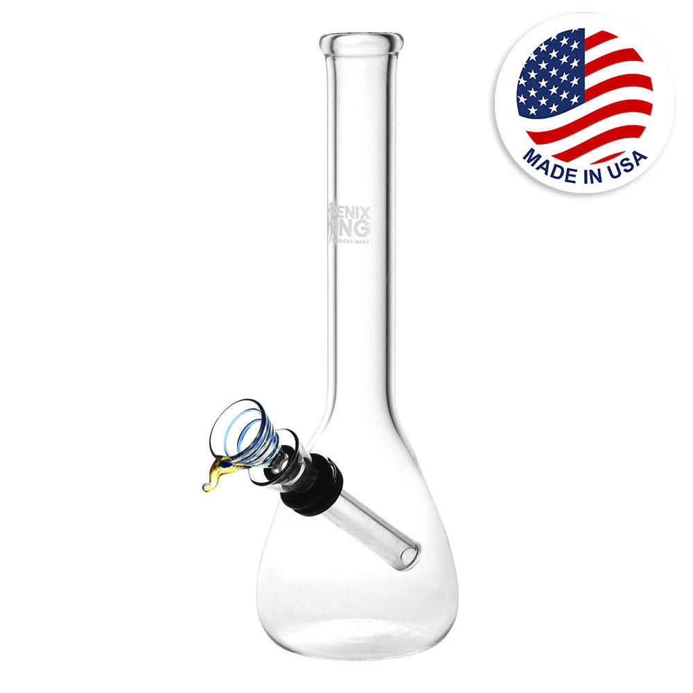 Phoenix Rising Classic Beaker Water Pipe - 8.25"/Colors Vary