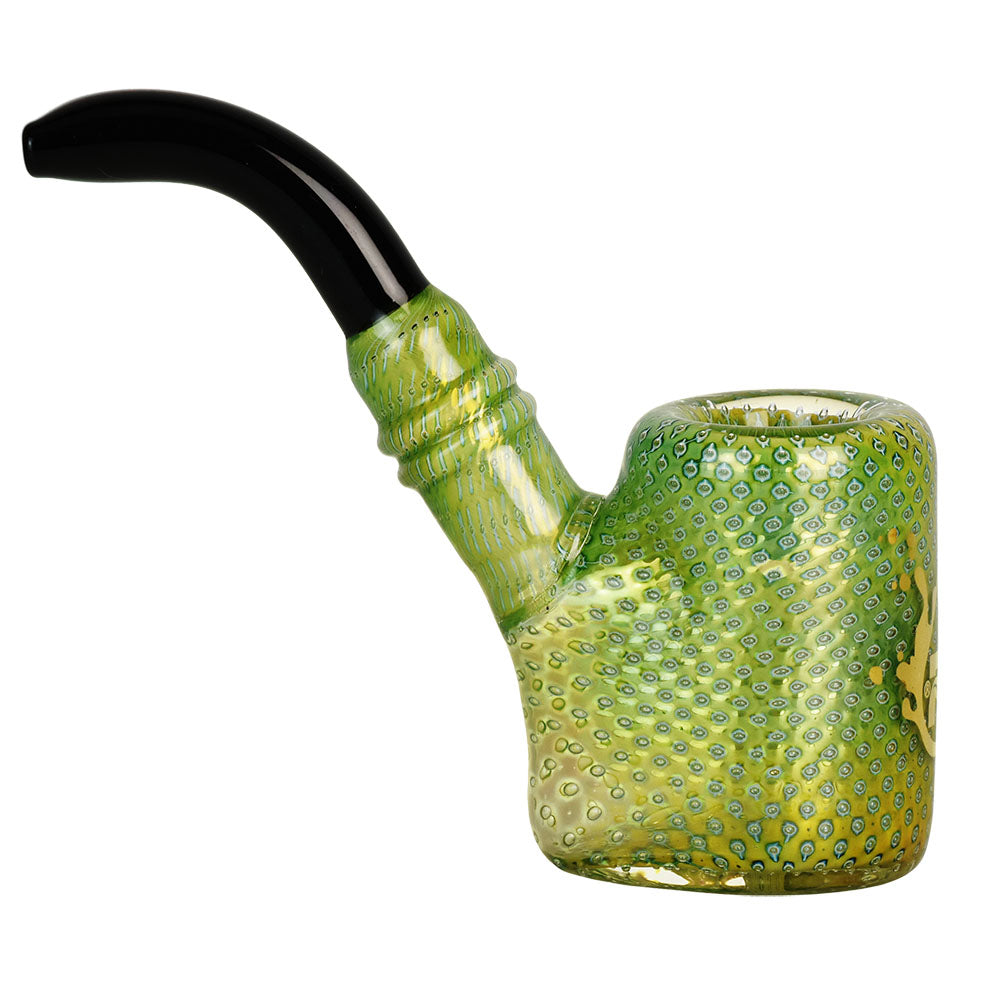 Pulsar Bubble Matrix Sherlock Pipe | 3.75" | Colors Vary