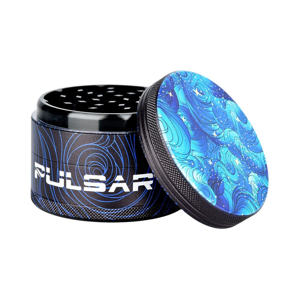 Pulsar Design Series Grinder w/ Side Art | Space Dust | 4pc | 2.5"