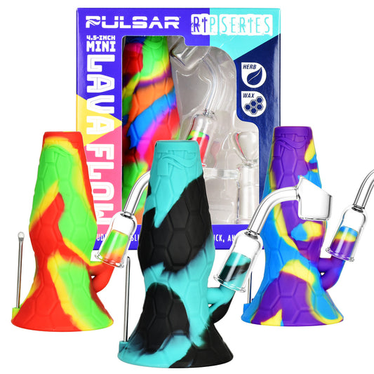 Pulsar RIP Series Mini Lava Flow Dual Rig | 4.5" | 14mm M