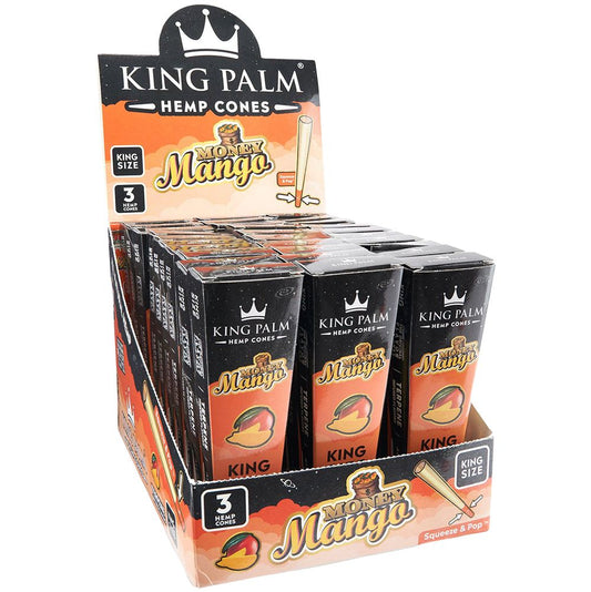 King Palm Hemp Cones | 3pc | King Size | 30pk Display