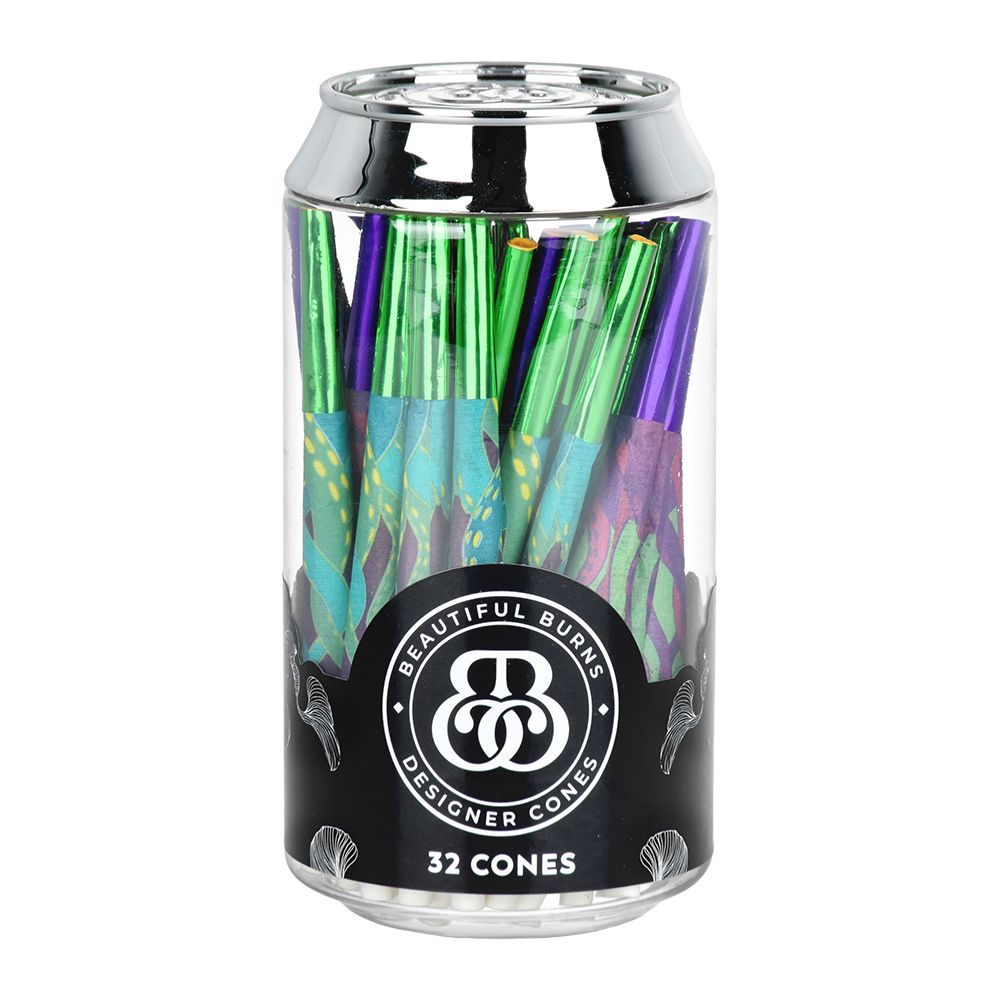 Beautiful Burns Designer Pre-Rolled Cones | 32pc Jar