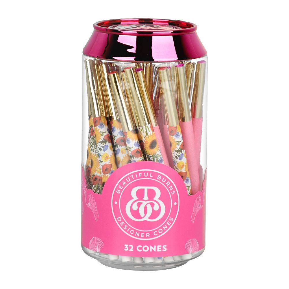 Beautiful Burns Designer Pre-Rolled Cones | 32pc Jar