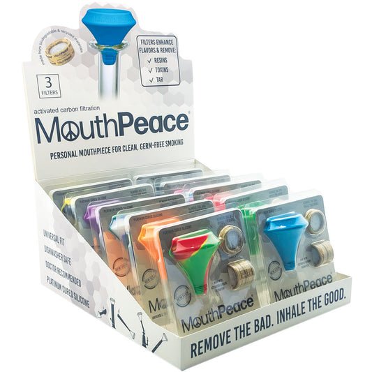 10PC DISP - MouthPeace Silicone Mouthpiece Starter Kit- Asst