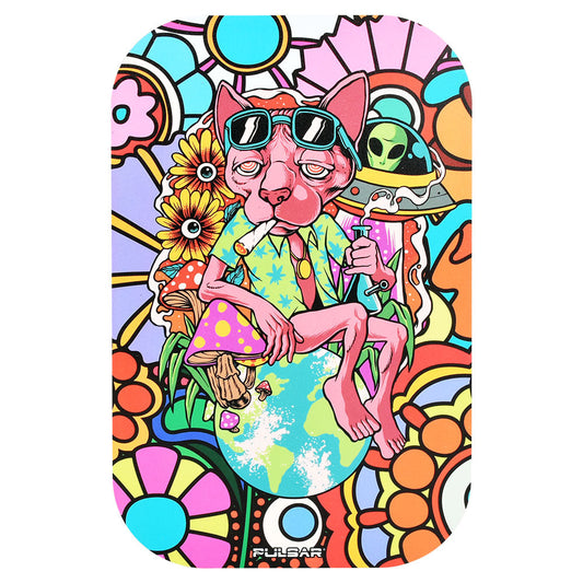 Pulsar Magnetic Rolling Tray Lid - 11"x7" / Chill Cat