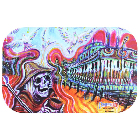 Grateful Dead x Pulsar Magnetic Rolling Tray Lid - Steamboat / 11" x 7"