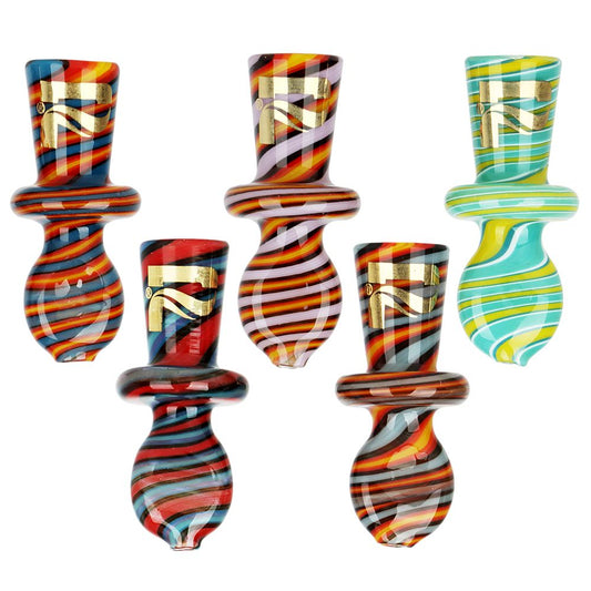 5CT SET - Pulsar Wig Wag Cone/Joint Holder - 1.75" / Assorted Colors