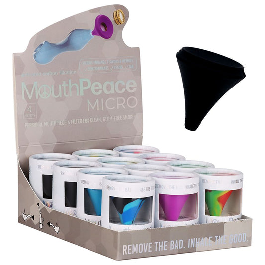 12CT DISPLAY - MouthPeace Micro Starter Kit - Assorted Colors
