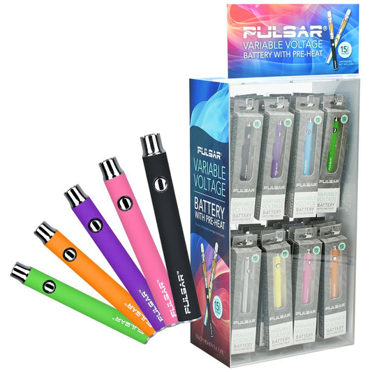 48 Pc Display - Pulsar VV Battery W/ Preheat | 350mAh