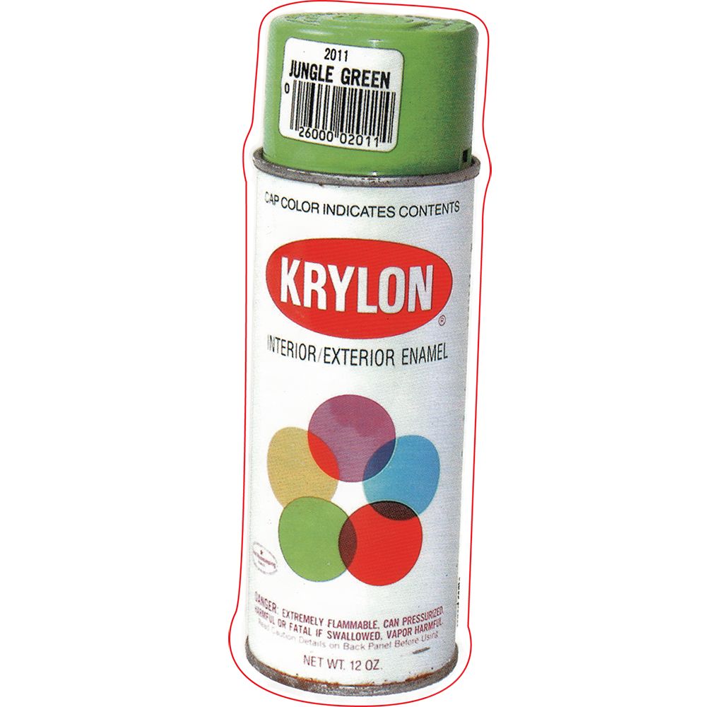 Krylon Spray Paint Can Sticker | 6.75"x2.25"