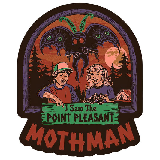 Steven Rhodes Sticker - I Saw The Point Pleasant Mothman / 4" x 5"