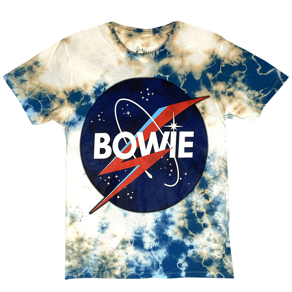 David Bowie Space Logo Tie-Dye T-Shirt