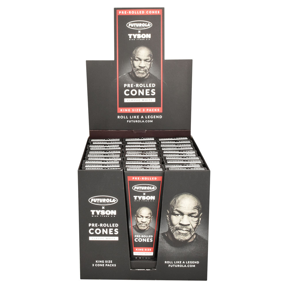 Tyson 2.0 x Futurola Cones | 3pk | King Size | 30pc Display