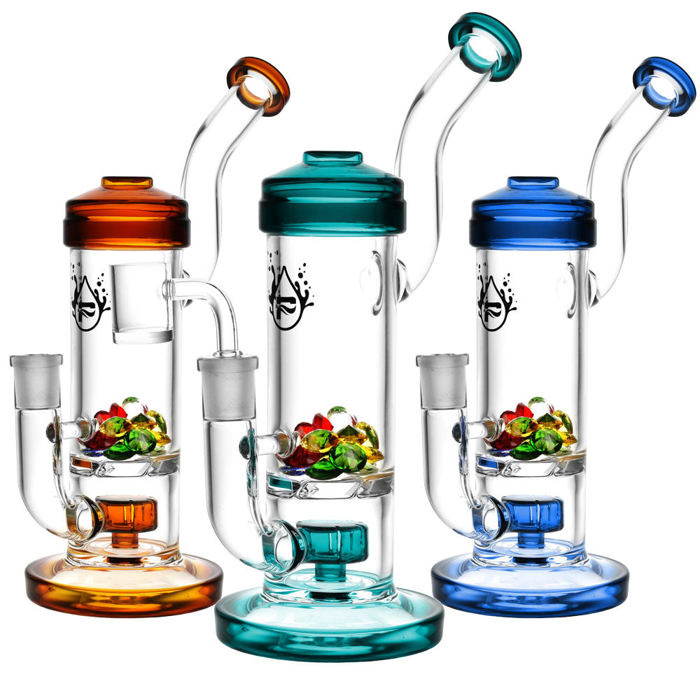 Pulsar Hidden Gems French Press Rig | 9.5" | 14mm F | Colors Vary