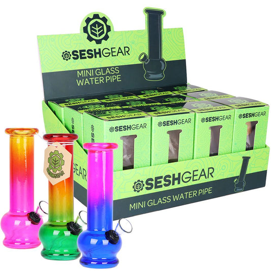 SeshGear Boxed Water Pipe | 5.75" | 12ct Display