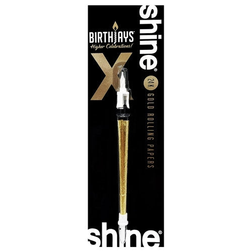 SHINE 24 CARAT GOLD BIRTHJAY CONE - BOX OF 10