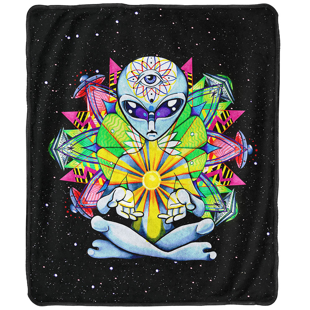 Pulsar Fleece Throw Blanket