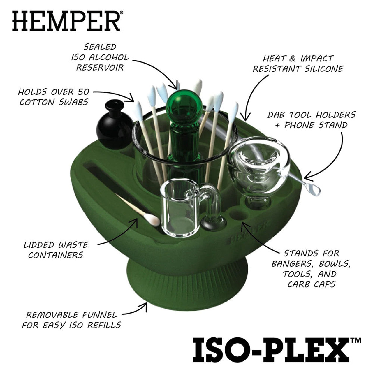 HEMPER ISO-PLEX ISOPROPYL CLEANING STATION